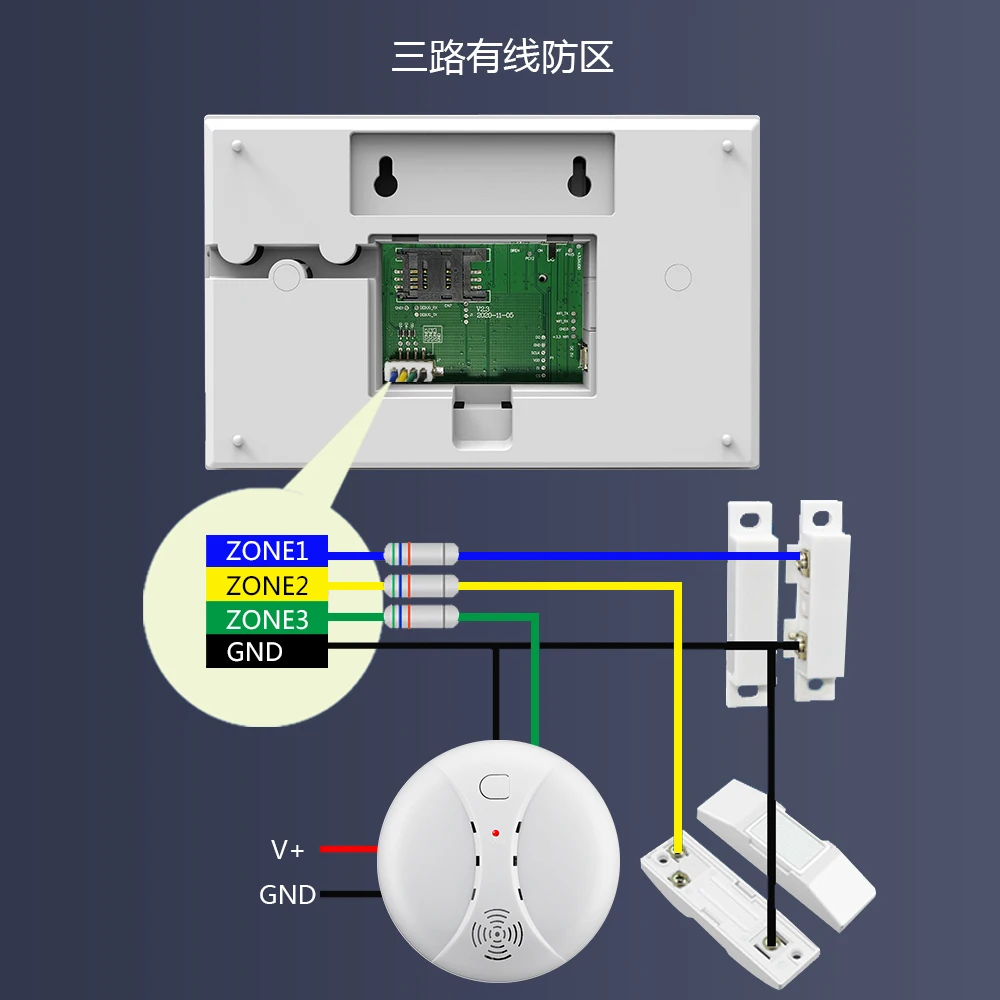 PGST Smart Life Alarm System for Home WIFI GSM Security Alarm Host with Door and Motion Sensor Tuya Smart App control work Alexa - Image 5